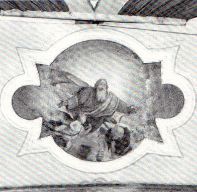 Padreterno - 1895 - affresco - chiesa dei SS. Pietro e Paolo - Monno (BS)